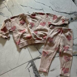 Zara Pink and Cream Baby Outfit